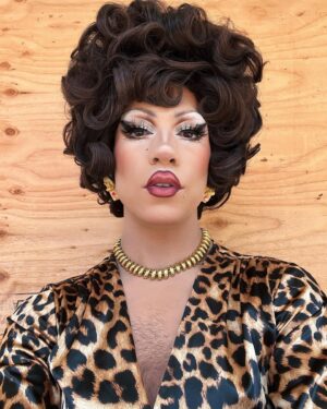 Vivian Vanderpuss Instagram - Knot me looking pine as hell! I know what you’re thinking, really Viv wood puns? What can I say they’re ingrained in me. 
.
I’m wearing fabulous ceramic mouse trap earrings created by @queen.irmagerd and my favourite @catherinedlish set to lounge in and out of drag. 
.
#vivianvanderpuss #vintage