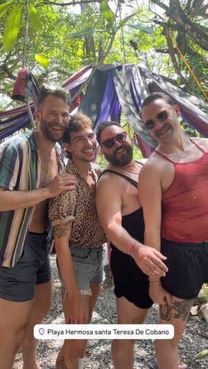 Vivian Vanderpuss Instagram - Drag brunch in paradise! @the.tea.room.cr 👑🇨🇷💃🏻🪩 #dragbrunch #costarica #santatheresa