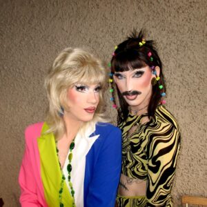 Vivian Vanderpuss Instagram - OH DIVAS! Let me tell you that when @vivianvanderpuss is in the city I am immediately filled with unshakeable joy! This diva and I have the most chaotic fun times on and off stage and I always look forward to our … intriguing numbers…. We create together! Do you want another Pu$$y Palace? 🥵 Make some noise in the comments below and maybe we will be back at @thejunctionpub soon 👀 😈 LOVE YOU VIVY! MUAH 💋 
.
.
.
.
📸 @jonahbayley 
MY WIGS @hairbyjonah 
.
.
.
.
 #enbysix  @worldofwonder @localqueenpdx @qwerrrkout @outtv @the_original_dragperfection_ @canadasdragrace  #thedarlings #leather #makeup #rupaul #comedyhereoften #thelarryandpumpumshow #bouletbrothers #drag #dragula #dragthing #nonbinary #yvr #queer #vancouverdrag #dragqueen #dragking #canadasdragrace #worldofwonder #localqueenpdx #qwerrrkout #dragcanada #morphe #mua #nyxcosmetics #nyxcosmeticscanada #thedragqueendom #thekingdomofdrag #vancouver #thejunctionpub