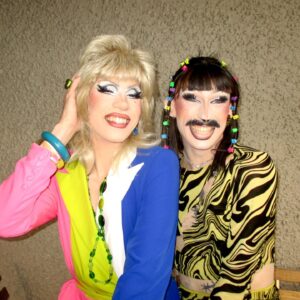 Vivian Vanderpuss Instagram - OH DIVAS! Let me tell you that when @vivianvanderpuss is in the city I am immediately filled with unshakeable joy! This diva and I have the most chaotic fun times on and off stage and I always look forward to our … intriguing numbers…. We create together! Do you want another Pu$$y Palace? 🥵 Make some noise in the comments below and maybe we will be back at @thejunctionpub soon 👀 😈 LOVE YOU VIVY! MUAH 💋 
.
.
.
.
📸 @jonahbayley 
MY WIGS @hairbyjonah 
.
.
.
.
 #enbysix  @worldofwonder @localqueenpdx @qwerrrkout @outtv @the_original_dragperfection_ @canadasdragrace  #thedarlings #leather #makeup #rupaul #comedyhereoften #thelarryandpumpumshow #bouletbrothers #drag #dragula #dragthing #nonbinary #yvr #queer #vancouverdrag #dragqueen #dragking #canadasdragrace #worldofwonder #localqueenpdx #qwerrrkout #dragcanada #morphe #mua #nyxcosmetics #nyxcosmeticscanada #thedragqueendom #thekingdomofdrag #vancouver #thejunctionpub