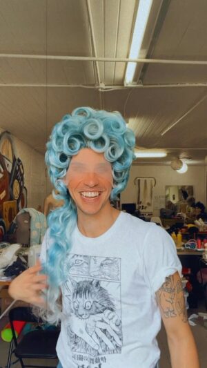 Vivian Vanderpuss Instagram - I am in love with this bubble cut/ mullet hybrid. Truly elements of the past and the future coming together to create something more odd than either. I was inspired by those vintage hair tutorial videos showing “the latest craze hitting the nation” and wild Christmas hair. I know it’s not even Halloween yet but I couldn’t help myself. Normally I’m all in for Halloween but couldn’t seem to get into the spirit this year. Oh well ❄️. 
.
.
#vivianvanderpuss #vintage #vintagehair #mullet #bubblecut #dragwig #drag