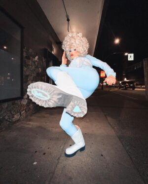 Vivian Vanderpuss Instagram - Hello I’ll be playing the part of “blue sky” for todays break in grey weather. 
☁️ 
Last night’s Bingo was fab! Catch @shelitacox and I @theviciouspoodle this Saturday for a marvelous Drag Brunch. Call to make your reso today!