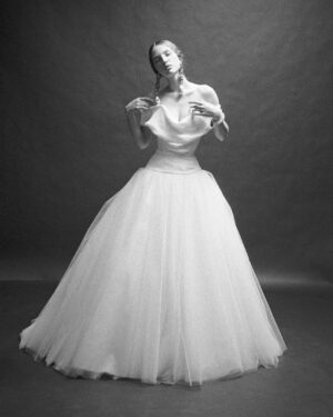 Vivienne Westwood Instagram - The Nova Cocotte was originally designed for the Autumn-Winter 2005/06 collection, Vive La Cocotte.  For 2024, the style has been reimagined, offered in a pearl white heavy silk satin fabric, or in silk cady - for brides who prefer a fabric with a more subtle shine. The gown is styled here with the Joe Petticoat in tulle, for added volume, transporting the bride from day to night.⁠
⁠
Book your exclusive 2025 Bridal Trunk show appointment, on the following dates:⁠
⁠
Los Angeles: October the 10th – October the 28th⁠
London: October the 14th – October the 26th⁠
New York: November the 1st – November the 19th⁠
Milan : November the 4th – November the 18th⁠
Paris: November the 22nd – the 7th of December⁠
⁠
#VWBridal #WestwoodBridal