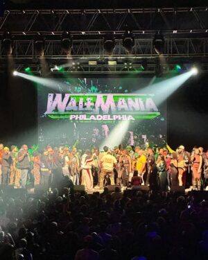 Wale Instagram - Thank u for the abundance of love Philly .. #Walemania was amazing. Wrestlemania was amazing . The city of Brotherly Love.