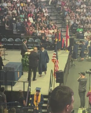 Walt Harris Instagram - You made it son… I’m so proud of the young man you’re becoming! Seems like yesterday me and your mom were dropping you off at kindergarten. Now you’re a high school graduate! Crazy! Just know the journey starts now and dad got your back every step of the way! Congrats fat daddy! Love you! #ClassOf24 #HHS #HHSAlum