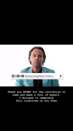 Walton Goggins Instagram - I imagine that Walton Goggins is one of the least googled names on the internet. But if you happen to be one of those people… these are some extended answers to your questions. Thank you @wiredmag for the invitation to come and make a fool of myself! Full video on @youtube