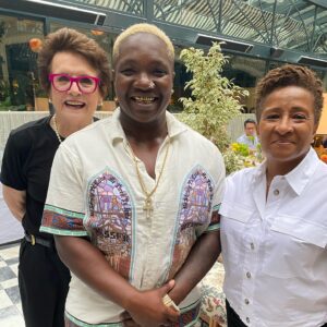 Wanda Sykes Instagram - Honored to be at the celebration of Billie Jean King and #LGBTQ athletes at Paris Olympics amongst these legends. 🏳️‍🌈 #Paris2024