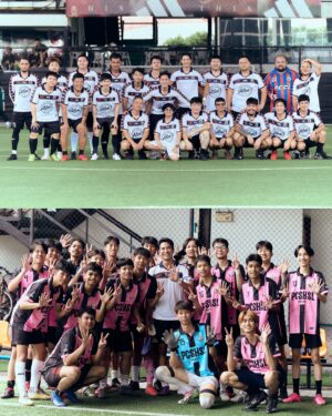 Warintorn Panhakarn Instagram - ลองของ 💜✨ #pumaultracarbon  #arifootball 

น้องๆรวมรุ่นโรงเรียนสมัยมัธยมมาเตะฟุตบอลกัน ไม่มีอะไรมาก พี่รุ่น 5 เด็กสุดเมื่อวานคือ รุ่น 27 !!! 💙🧡

นิดเดียว !! นิดเดียวจะเป็นพ่อพวกแกรล่ะ !! 🤭