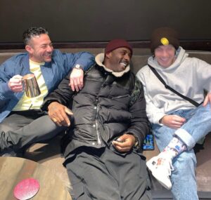 Warren Brown Instagram - Celebrating friends winning on Friday! 
👊🏼❤️🌎🙏🏼
.
.
@idriselba Luther is #1 on @netflixuk and @connorprice_ recently finished up his first (many more to come) ever tour! Pic here from his final night in London @kokocamden 
.
.
Not sure how these two connected 😳, but even though they’ve released two songs together. This was the first time they actually met in person!
.
.
Swipe to see Connor’s ‘laughing to avoid CCTV identification’ face! 🤣
.
.
#luther #idriselba #connorprice #netflix #winning