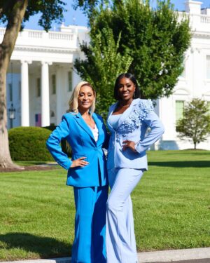 Wendy Osefo Instagram - It’s Giving Presidential 🩵💙 #RHOP #TheDrWendyShow #Election2024

📸: @iloswork
