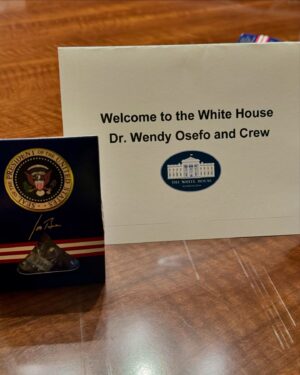 Wendy Osefo Instagram - It’s Giving Presidential 🩵💙 #RHOP #TheDrWendyShow #Election2024

📸: @iloswork