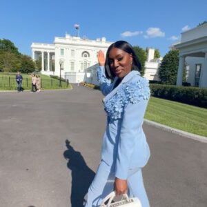 Wendy Osefo Instagram - It’s Giving Presidential 🩵💙 #RHOP #TheDrWendyShow #Election2024

📸: @iloswork
