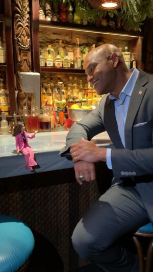 Wes Moore Instagram - Just two friends talking about how to end child poverty. No big deal.