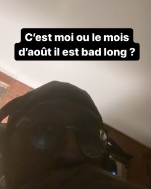 Wesley Kams Instagram - Il est archi long le mois d’août non ?