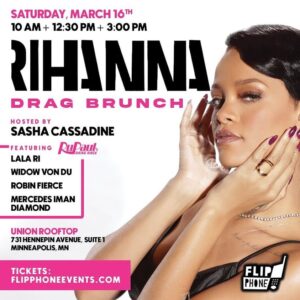 Widow Von'Du Instagram - 📣 Minneapolis, Minnesota! Y’all ready for the Thickums herself to Work Work Work Work? Well, Baby, THIS is what you came for!!! Don’t miss me live and in living color, while I’m there over 🍀 St. Patty’s Day 🍀 weekend. Come join me, @misslalari , @therobinfierce , and @mercedesimandiamond hosted by @sashacassadine for two days only as we bring your @badgalriri & @beyonce fantasies to LIFE!