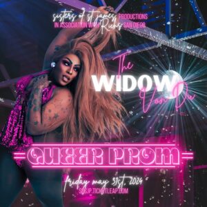 Widow Von'Du Instagram - SAN DIEGO!!!! 🤩 Yas, bitch! She might be on her way to you right now. Catch me with @sosjphaus for Queer Prom 7-9 and another feature at midnight 💃🏼 all at @richssandiego it’s gonna be a badass night! See you there babes 😘