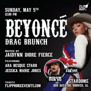Widow Von'Du Instagram - Yeeeehaw! 🤠 We’re ropin’ and ridin’ down to the @stardomecomedy in Hoover, #alabama with my @rupaulsdragrace sista @jaidynnfierce for CINCO DE MAYO!!! May 5th come see me bounce on that shit & dance for you babes! See you there for another star-studded @flipphoneevents show! #beyonce #cowboycarter #dragshow #dragqueen #thewidowvondu #vh1 #mtv #rpdr #rupaul
