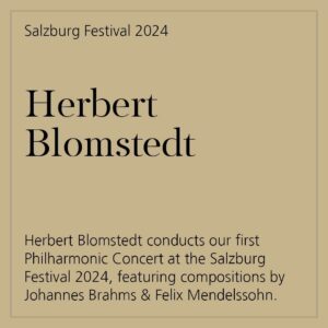Wiener Philharmoniker Instagram - Herbert Blomstedt will conduct our first Philharmonic Concert at the Salzburg Festival 2024. 🎭✨
The program features Johannes Brahms’ Schicksalslied (Song of Fate) and Felix Mendelssohn’s Lobgesang, a symphony-cantata on texts from the Holy Scriptures. 🎶

We are thrilled to be joined by the @wienersingverein and soloists: soprano Christina Landshammer, soprano Elsa Benoit, and tenor Tilman Lichdi.
 
📅 The concert will also be broadcast live on @oe1 this Sunday, July 28, at 11:03 AM.
.
.
.
#ViennaPhilharmonic #SalzburgFestival #PhilharmonicConcert #HerbertBlomstedt #Brahms #Mendelssohn #WienerSingverein #ClassicalMusic #Salzburg
📸: J.M. Pietsch