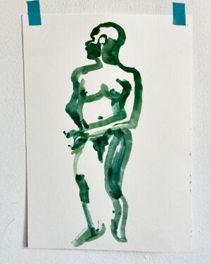 Wilfrid Wood Instagram - Life drawing last night with @2bornot2bcollective