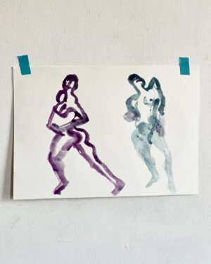 Wilfrid Wood Instagram - Life drawing last night with @2bornot2bcollective