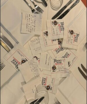 Will Guidara Instagram - “What would you attempt to do if you knew you could not fail?”

Another batch of napkins! Again, I’ve shared these anonymously but if you are one of the people responsible and you want to “say it out loud,” claim yours in the comments. 

And everyone else, cheer them on! ✍️💪❤️ #unreasonablehospitality