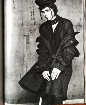 Will Peltz Instagram - Thank u my dear @andreatenerani for including me in nov. @luomovogue #incrediblemen shot by legend @roversi 🖤