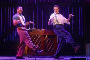 Will Roland Instagram - We are having an absolute blast up here in Connecticut making Summer Stock (A New Song And Dance Musical). If you wanna pop up to Connecticut, you've got 38 more chances to catch a big show on a small stage!

🍒🍒🍒🍒🍒🍒🍒🍒🍒🍒🍒

📸: Diane Sobolewski

🎭: 
Book & Additional Lyrics by Cheri Steinkellner | Based on the classic MGM film; Produced by special arrangement with Warner Bros. Theatrical Ventures | Scenic Design by Wilson Chin | Costume Design by Tina McCartney | Lighting Design by Jeff Croiter | Sound Design by Jay Hilton | Wig, Hair & Makeup Design by Liz Printz | EDI Consultant Kira Troilo | Production Stage Manager Bradley G. Spachman | Casting by Tara Rubin Casting | Music Direction by Adam Souza | Music Supervision, Arrangements and Orchestrations by Doug Besterman | Directed & Choreographed by Donna Feore