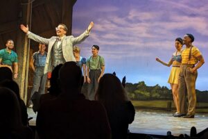 Will Roland Instagram - We are having an absolute blast up here in Connecticut making Summer Stock (A New Song And Dance Musical). If you wanna pop up to Connecticut, you've got 38 more chances to catch a big show on a small stage!

🍒🍒🍒🍒🍒🍒🍒🍒🍒🍒🍒

📸: Diane Sobolewski

🎭: 
Book & Additional Lyrics by Cheri Steinkellner | Based on the classic MGM film; Produced by special arrangement with Warner Bros. Theatrical Ventures | Scenic Design by Wilson Chin | Costume Design by Tina McCartney | Lighting Design by Jeff Croiter | Sound Design by Jay Hilton | Wig, Hair & Makeup Design by Liz Printz | EDI Consultant Kira Troilo | Production Stage Manager Bradley G. Spachman | Casting by Tara Rubin Casting | Music Direction by Adam Souza | Music Supervision, Arrangements and Orchestrations by Doug Besterman | Directed & Choreographed by Donna Feore