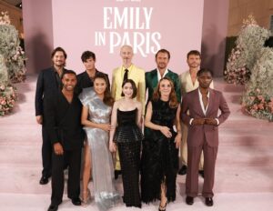 William Abadie Instagram - What a night, what a team!!
Season 4 (part 1) is now streaming on @netflix!

@emilyinparis 
@netflixfr 
@sparklesbubbles 
#carolinescouture
@chopardbycaroline 
@chopard