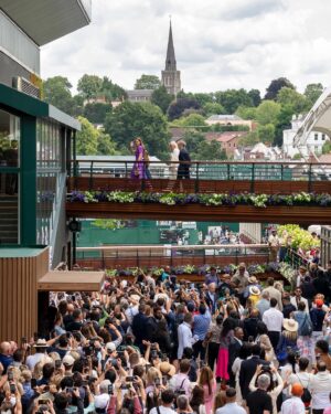 William, Prince of Wales Instagram - Great to be back at @Wimbledon!

There’s nothing quite like The Championships 🎾