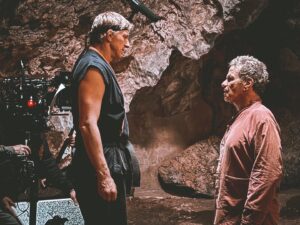 William Zabka Instagram - It was a cold, wet day in that cave — the Johnny & Kreese saga ain’t over yet! #NoMercy @martinkove thx for the epic shots @jessekove @cobrakaiseries @netflix