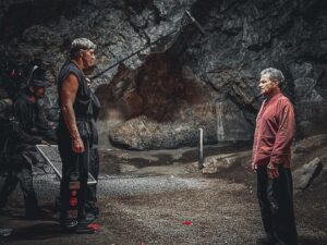 William Zabka Instagram - It was a cold, wet day in that cave — the Johnny & Kreese saga ain’t over yet! #NoMercy @martinkove thx for the epic shots @jessekove @cobrakaiseries @netflix