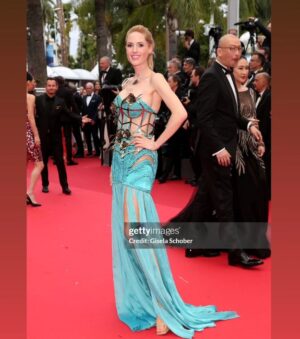 Wilma Elles Instagram - Opening of the 77. Cannes Filmfestival 
Premiere of THE SECOND ACT 
Wearing @lemannecef 
LEMAN NECEF 💃
@festivaldecannes #cannes #filmfestival