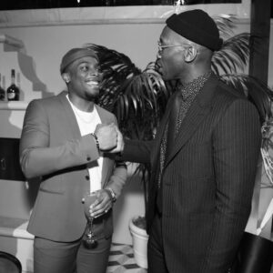 Woody McClain Instagram - My idol | Thank you @lilianelathan for capturing this moment 🔌 | @staymacro
