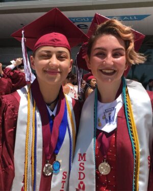 X González Instagram - Once a student, Always an Alum ❤️🦅❤️ swipe till the end to see how I painted my cap !
