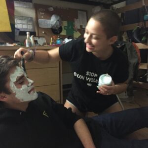 X González Instagram - People: what do you guys do for self-care
Us: 
Photocreds pixie_stick55