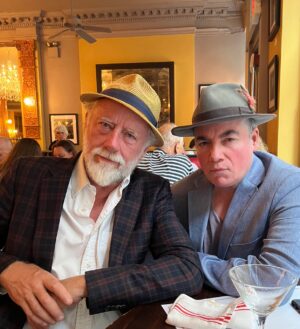 Xander Berkeley Instagram - …So  we’re all in the city and @kevinfcorrigan meets me and  my sister @pernelberkeley (follow both of them here if you don’t already ). My sis is an amazing painter, Kevin an incredible actor (and a hell of a draftsman-check out their IG pages!), and well Kevin’s wife @bethberridge had just posted about how  awesome @seanhayes was in  #GoodnightOscar  well she was right. The show was great and Sean slayed in ways that transcended envy and attained to the utterly sublime as 🎭🥇 🎹 🎉🎊 in his brilliant portrayal of  entertainer #oscarlevant, savant humorist and prodigy pianist (with ’some issues’:) Gut-wrenching and side-splitting. Thank you Beth!  it was a revelation, as promised! So glad we got to see it.! 🌸 such a perfect evening!  Last shot, is back home in  Maine as a boat fires up in the bay to catch a falling star or seven…and our memories turn into colorful orbs, as they drift  slowly out to sea. 🦋
