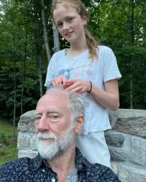 Xander Berkeley Instagram - I say, if you’re fortunate enough to find a hair stylist who works for you, stay with them no matter what! #tbt # #stylists #angelonyourshoulders #rowanamaraberkeley