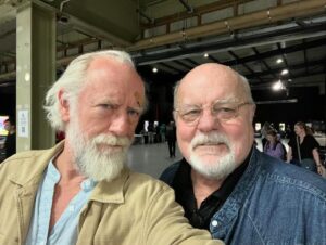 Xander Berkeley Instagram - Waiting for Seth. Hanging with Seth. Alongside #Ironside. Ex-Movie-Wife Jenette and her husband (their anniversary!) at the Old Wellington in Manchester circa 1554! To New Friends Josh and Sarah and old friends on trams everywhere! #t2 #twd