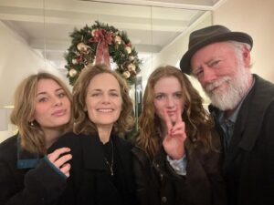 Xander Berkeley Instagram - Happy 2024🎊 one and all. Goodbye beautiful New York! 🍎We love you! 🎉