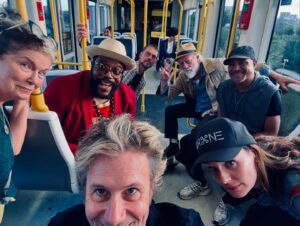 Xander Berkeley Instagram - Waiting for Seth. Hanging with Seth. Alongside #Ironside. Ex-Movie-Wife Jenette and her husband (their anniversary!) at the Old Wellington in Manchester circa 1554! To New Friends Josh and Sarah and old friends on trams everywhere! #t2 #twd