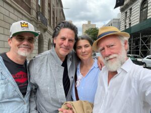 Xander Berkeley Instagram - Gotta love this about #nyc , running unexpectedly into friends like Anna and Scott with Tim, having just run into him the day before with @tricianotes !