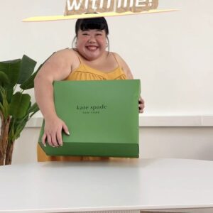 Xixi Lim Instagram - Unboxing my cute ketchup bag from kate spade ♥️ I picked an outfit to match with it as well! What do you think? 

#katespadeny #katespadesg