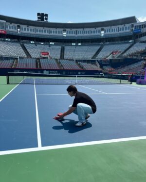 Yan Cacchione Instagram - So I designed a journal for @tenniscanada 🎾 💭

Proud to be a part of the Mental Timeout initiative supported by @beneva.ca.

It aims to promote mental well-being and mindfulness throughout the intense and demanding tennis season.

I was pleased to collaborate on this initiative by designing a journal for athletes, curating thoughtful prompts (questions) to help the players reflect and learn from their journey as professional athletes.

40 journal prompts for self-reflection, pre-game preparation, and post-game reflection.

P.S. I will be giving a free journaling workshop on-site on August 10th. More details to come 📝

Thanks to @elliot13miller & @beatricecliche for the initiative and making it happen 🤞🏻