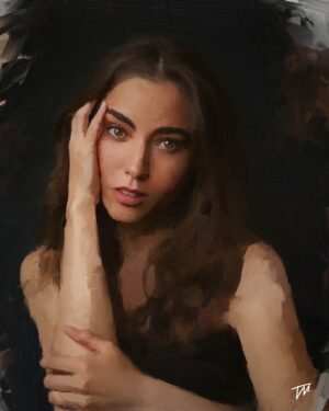 Yare Santana Instagram - Mira a través de mis ojos… una bella pintura de @yare_santana_ 💫💫💫. Si te gusta el arte mi perfil es tu paraíso 😍.