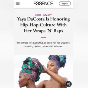 Yaya DaCosta Instagram - Thank you, @essence for celebrating with me!
Wraps N’ Raps is now LIVE!
💛

📸: @tibalism