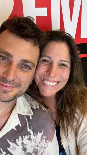Yedidia Vital Instagram - פודקאסט #המניפה הוא מקור שמחה גדול כרגע.  תודה אורנה על שיחה מאפשרת ועל לב חשוף. לינק לפוד נמצא תמיד ב-Bio אז עשו בו שימוש. נשיקה
@ornabanai 
@102fm 
@tlv_lgbtq_center 
My partner is @tal_nissan14 
The video edit is by @almog_58