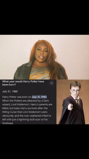 Yola Instagram - Fun fact: Ya girl and Harry share a birthday!! The character Harry Potter was also born on July 31st! I tested as a Griffindor on #pottermore but I was close to Slytherin answers at times, just chose different. I know this is such a millennial post- it’s my birthday- I can do what i like 😂😂😂! I just watch the original movies and read the books no new stuff obvs since all that TERF bigotry! Big love to all my lions out there, be you Griffindors or Leo’s 🦁 #leoseason #griffindor #potterhead #lions #birthday