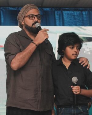 Yugendran Instagram - Darshan got launched in Dubai on 16.06.2024 singing his grand dad’s song. It was a proud and emotional moment for myself and his mother @hayma_malini. Good luck Mone and god bless you darling.