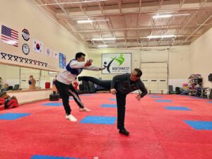 Yuji Okumoto Instagram - Training at @nwbbatkd in Lynnwood, WA 

@kevin_e_park #martialarts #training #northwestblackbeltacademy #CobraKai
